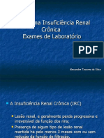 Anemia na Insuficiência Renal Crônica Exames de Laboratório