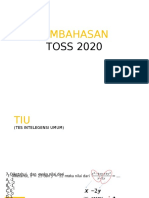 Pembahasan TOSS 2020 Kode A