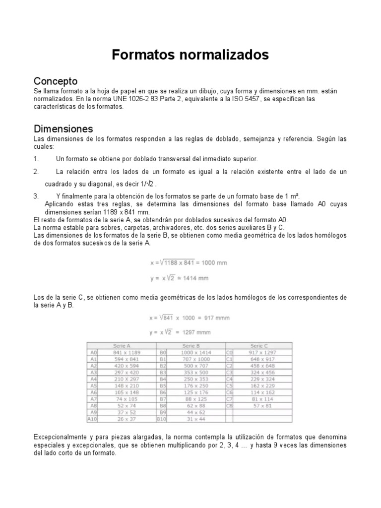 Formatos Normalizados | PDF | Geometría | Enseñanza de matemática