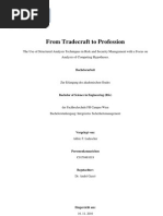 Download From Tradecraft to Profession - The Use of Structured Analysis Techniques in Risk and Security Management with a Focus on Analysis of Competing Hypotheses by aldric80 SN45093844 doc pdf