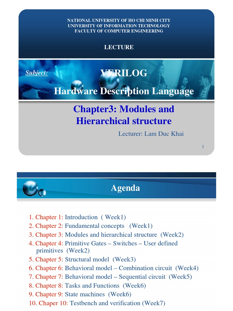 Verilog Chapter3 Module+and+Hierarchical+Structure | PDF | Hardware ...