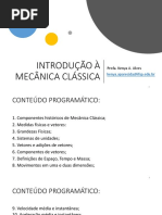 INTRODUÇÃO À MECÂNICA CLÁSSICA 02