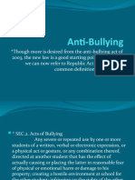 Anti-Bullying Excel Presentation
