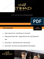 Supply Chain Case Study: Etihad Airways