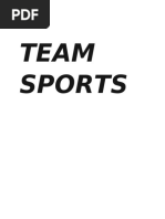 Team Sports