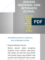 Budaya Nasional Dan Interaksi Global