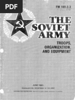 FM 100-2-3 the Soviet Army - Troops, Organization, And Equipment