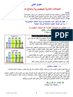 التبادلات الغازية اليخضورية وانتاج المادة العضوية من طرف النباتات