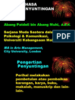 Power Point Penyuntingan Karya - 2013