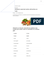 Alimentos en Francés. Aprende Las Palabras Más Usadas para Hablar Sobre Los Alimentos en El Idioma Galo