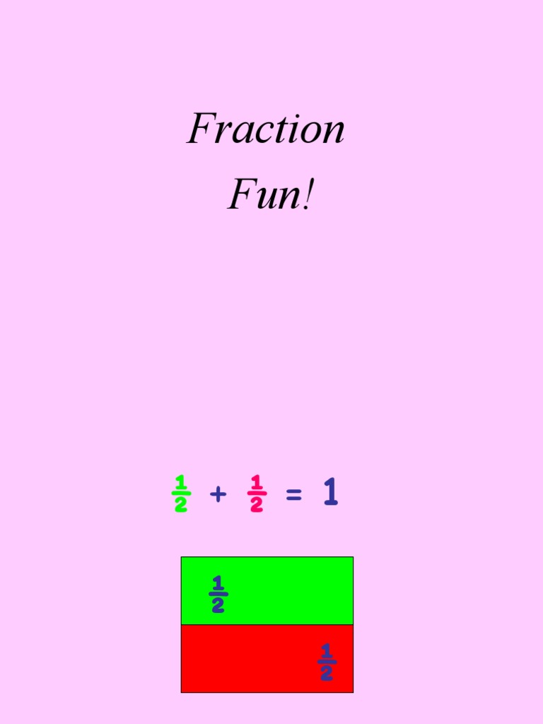 Fraction Fun | PDF | Cooking, Food & Wine