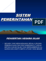 Sistem Pemerintahan Islam