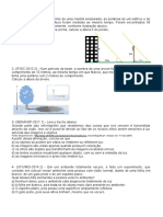 Exercícios de Fisica 9 Ano II