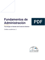 Guía Didáctica Fundamentos de Administración
