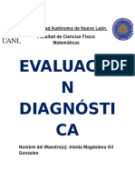 Evaluación Diagnóstica RS y DS
