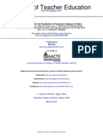 A Framework For The Facilitation of Teachers' Analysis of Video PDF