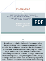 Pengolahan Bahan Pangan Setengah Jadi Dari Serealia Dan Umbi Menjadi Makanan Khas Wilayah Setempat