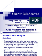 Risk Analysis