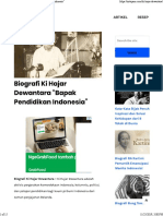 Biografi Ki Hajar Dewantara - Bapak Pendidikan Indonesia