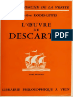 (A la recherche de la vérité) Geneviève Rodis-Lewis - L’œuvre de Descartes. Tome premier-Vrin (1971).pdf