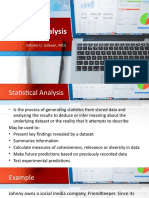 Statistical Analysis 1