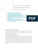 Principais documentos sobre direitos humanos