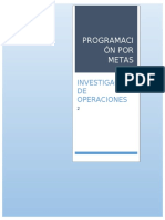 Programación por Metas: Un Enfoque para Resolver Problemas de Optimización Multiobjetivo