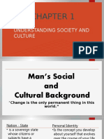 Man's Social and Cultural Background