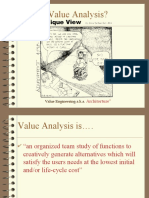 Value Analysis USFS Presentation