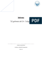 Informe Dr. Caligari - Osvaldo Carvajal