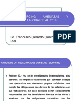 Curso Outsorsing y sus riesgos laborales 2019