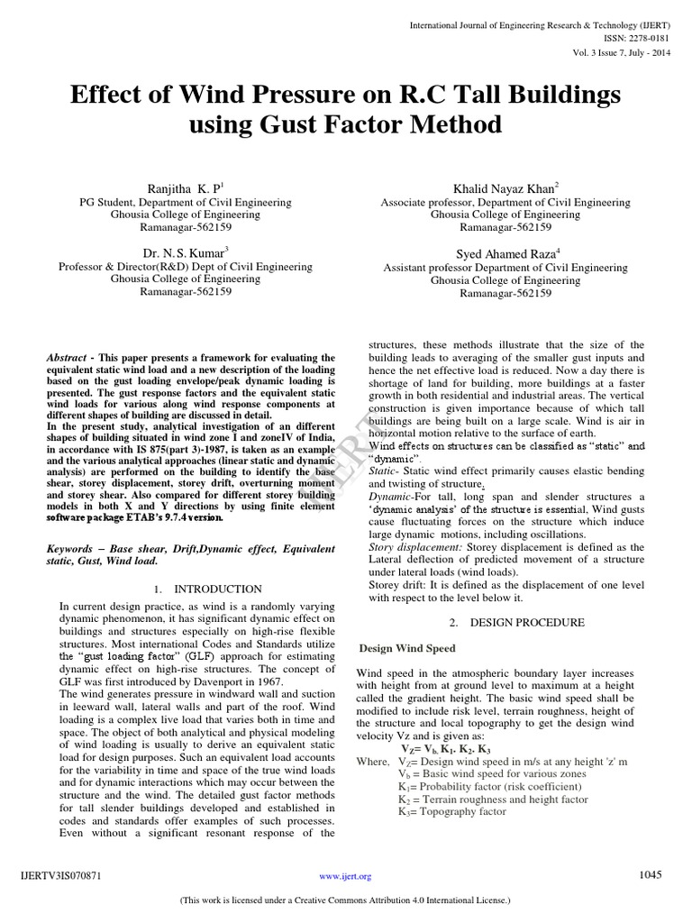 Wind Load Analysis for Engineers | PDF | Wound | Wind Speed