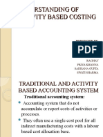 Understanding of Activity Based Costing