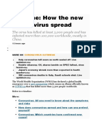 Timeline Coronavirus