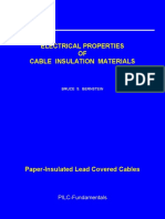 Electrical Properties of Cable Insulation Materials