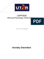 Abnormal Psychology Anxiety Disorders - S