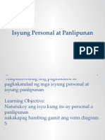 Personal o Lipunan