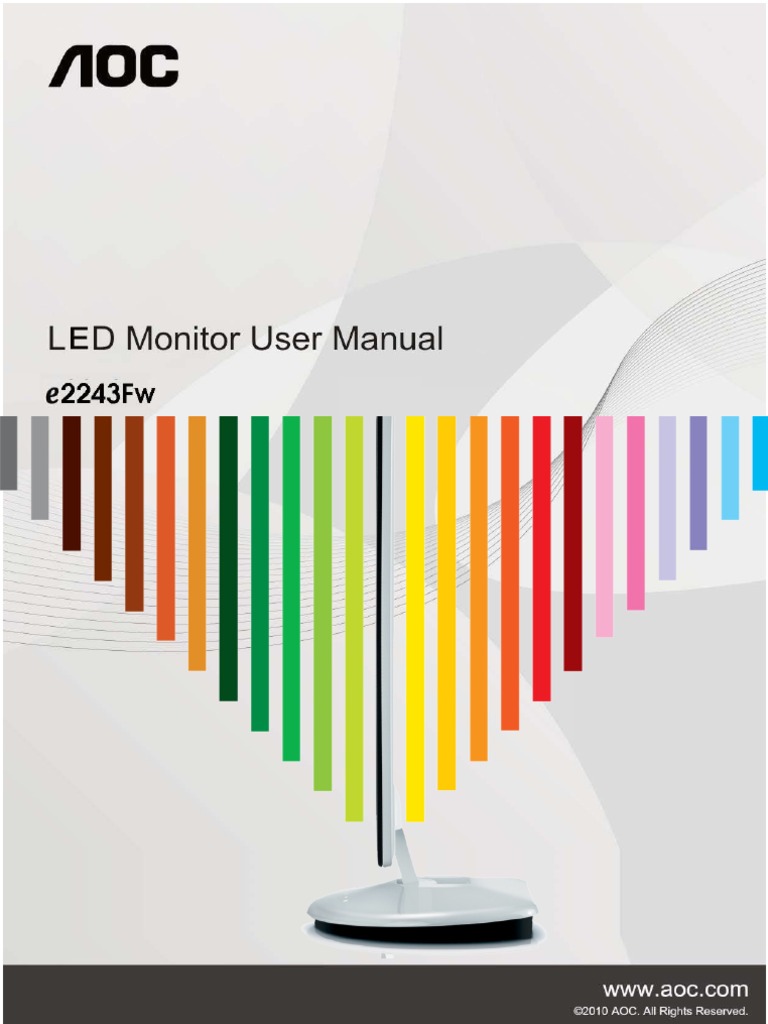 Comprehensive Monitor Setup Guide | PDF | Computer Monitor | Ac Power ...