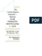 Plan Operativo 2014 - Ok PDF