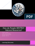 How Do People DESTROY Natural Resources