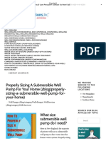 Properly Sizing A Submersible Well Pump For Your Home - Skillings & Sons, Inc. NH, New Hampshire, MA, Massachusetts