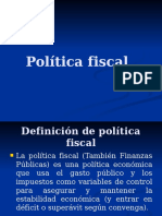 1.6 Politica - Fiscal y Monetaria