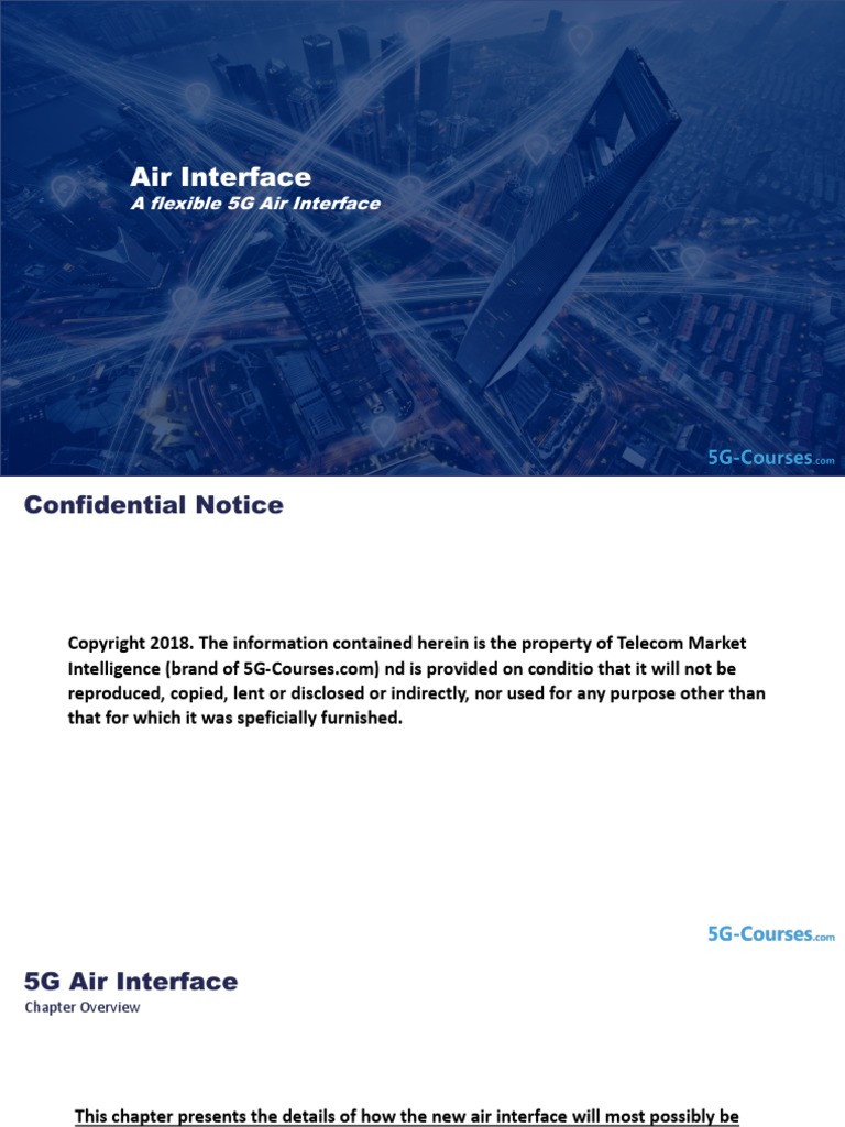5 5G Eng Air Interface-1533041320694 | PDF | Orthogonal Frequency ...