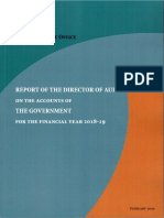 Dépenses Publiques: Le Rapport de L'audit 2018-2019 Rendu Public
