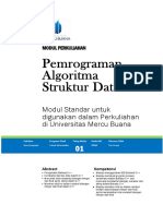 Pemrograman Algoritma Dan Struktur Data TI PDF