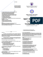 Nat Reviewer Critical Thinking PDF
