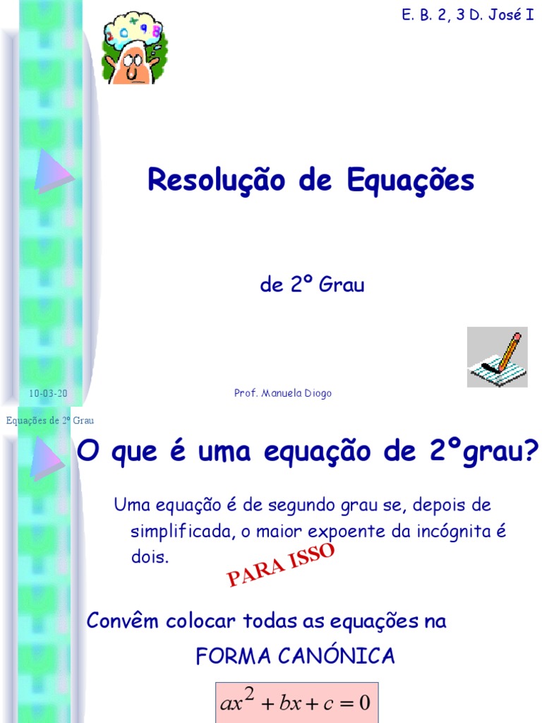 Equação do Segundo Grau Simplificada 