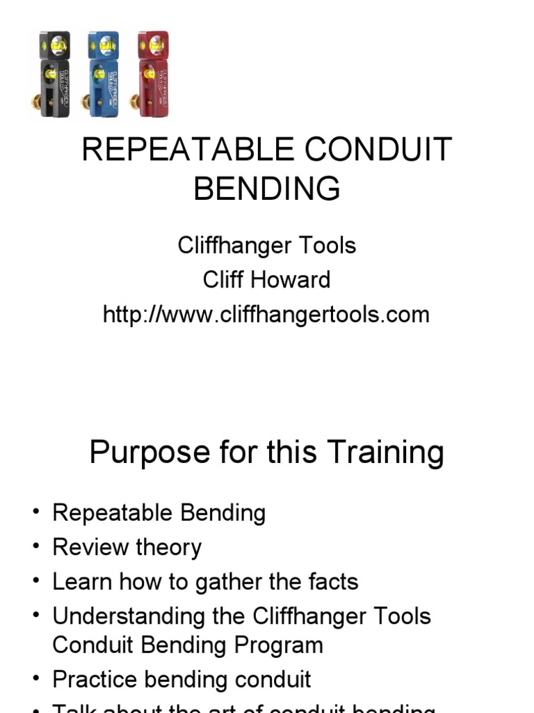 Repeatable Conduit Bending | Trigonometric Functions | Elementary Geometry
