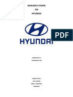 Research Paper On Hyundai