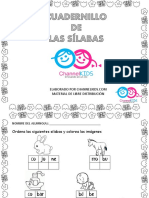 Silabas para Niños 1° Grado A PDF